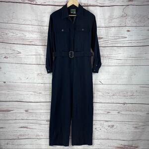 Lauren Ralph Lauren vintage navy blue military style romper jumpsuit